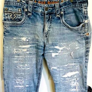 Mens Rock Revival Jeans